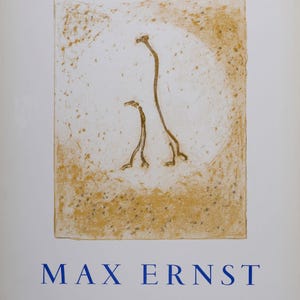 Max Ernst – Galerie Lucie Weill, 1971 - Original Exhibition Poster - Original Color Lithograph - Lithograph Poster - Galerie Art Print