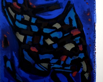 Alfred Manessier (1911–1983), "Composition", 1964, Original Lithograph – Plate Signed – Mourlot Edition
