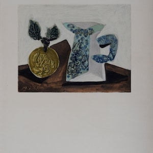 Pablo Picasso (1881–1973)&quot;Nature morte&quot;, 1957 Original Color Lithograph | Mourlot Edition | From &quot;Dans l’Atelier de Picasso&quot;