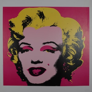 Vintage Warhol Marilyn Print: Tate Gallery Offset Lithograph, 1987