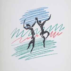 Pablo Picasso – La Danse, 1956 – Original Lithograph – Mourlot Paris – Dust Jacket for Picasso Lithographe III – Bloch 796