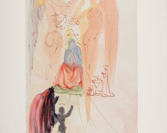 サルバドール・ダリ - 神曲 - 煉獄篇 第 12 歌: アラクネ - オリジナル