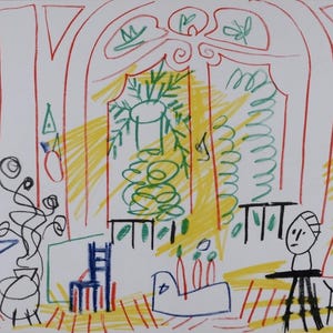 Picasso Lithograph: L&#39;Atelier de La Californie #12, 1959 - Mourlot Frères