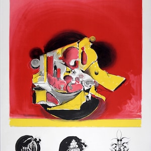 Graham Sutherland – La Roche II, 1972 Litografía original firmada a mano. Prueba de artista sobre papel Arches. Muy escasa. Edición anterior a la carta.