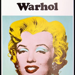 Andy Warhol Marilyn Monroe Poster: 1971 Tate Gallery Exhibition Lithograph