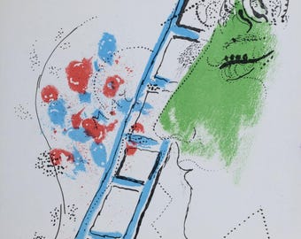 シャガール、「アクロバット・ルージュ」リトグラフ 額なし - Etsy 日本