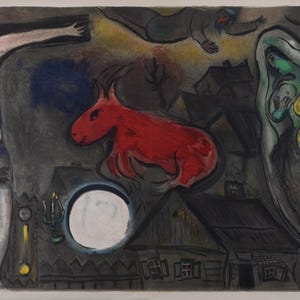 Marc Chagall — Mistyka ukrzyżowania (1950) — Oryginalna litografia