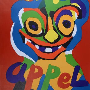 Karel Appel Cirque Lithograph: Signed Original Artwork, 1970