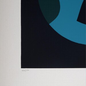 Vasarely El Llano Screenprint: Signed Op Art, 1956 Limited Edition image 3