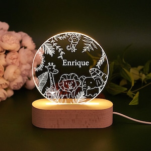 Personalized Night Light,Mountains Custom Name Light,Personalized Bedroom LED Cloud Decor Sign,Light up Sign,Child gift Sign,Boy,Girl Gift