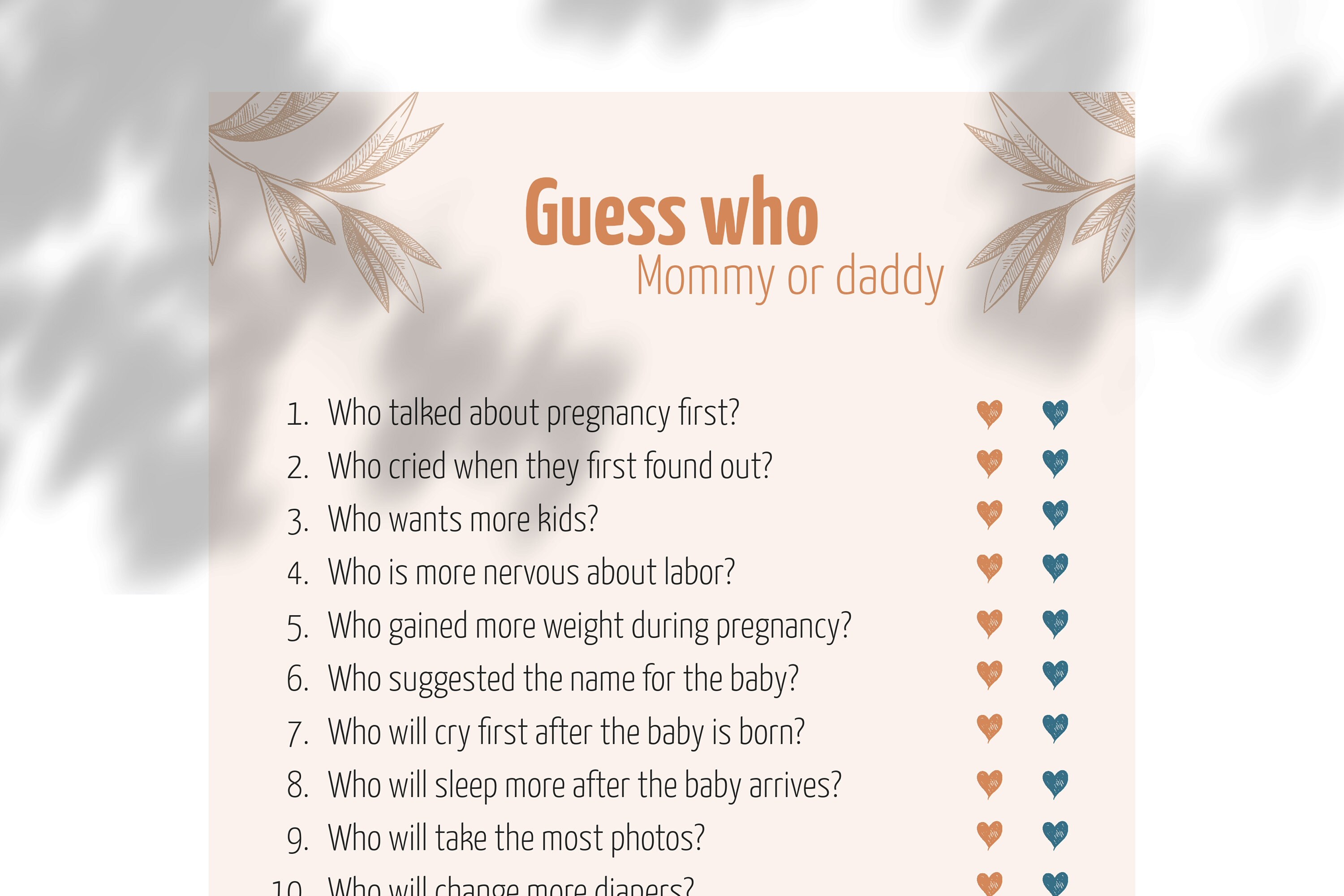 Papa's Quiz