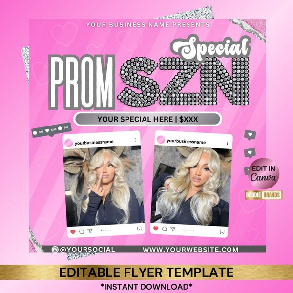 Prom Booking Flyer, Flyer, Homecoming Flyer, Book Now Flyer, Prom Custom Order , Booking Flyer, Prom Booking Flyer, Prom Order Flyer