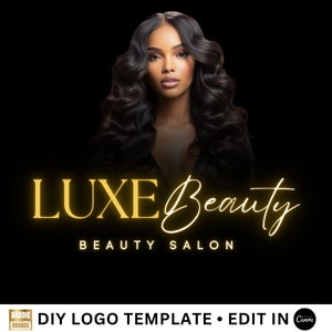 Logo Design, Logo Template, DIY Beauty Logo, Hair Logo, Lash Logo, MUA Makeup Logo, Nails Logo, Braid Logo, Logo Design Custom For Business