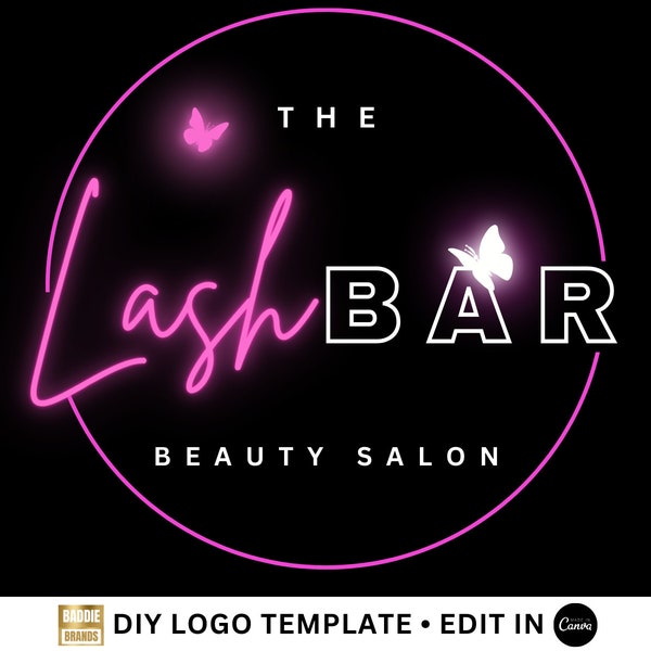 Logo Design, Logo Template, DIY Beauty Logo, Hair Logo, Lash Logo, MUA Makeup Logo, Nails Logo, Braid Logo, Logo Design Custom For Business