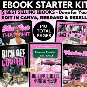 5 PLR eBooks Bundle, eBook Vorlage, Done For You Ebook eBook Vorlage, Ebook Cover, Ebook Vorlage,Passives Einkommen Ebook, PLR Vorlagen