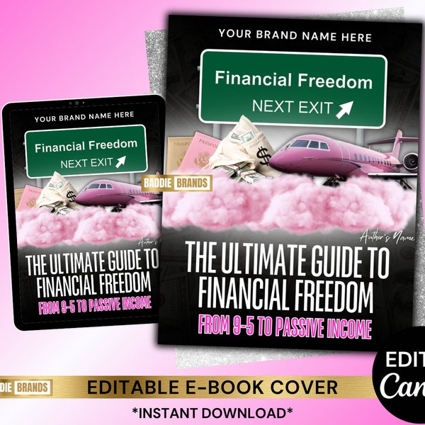 Ebook Cover Template, Financial Literacy eBook, Business ebook, Financial Freedom ebook, Entrepreneur Ebook, Boss Babe Business Course
