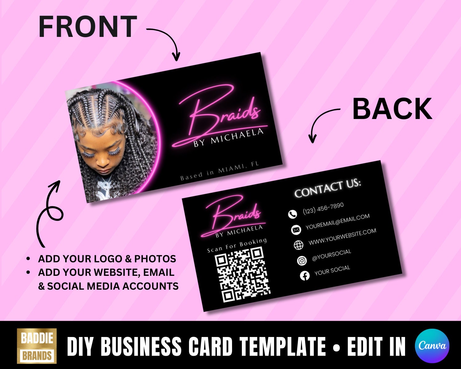 ◇LE MASQUE◇ Palette 4-stage accordion card business card l il_1080xN.4451811350_7420.jpg