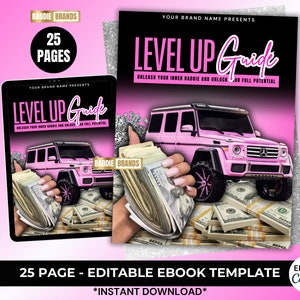 25-Page Level Up Guide Ebook Template: PLR, Resell Rights (Digital Download)