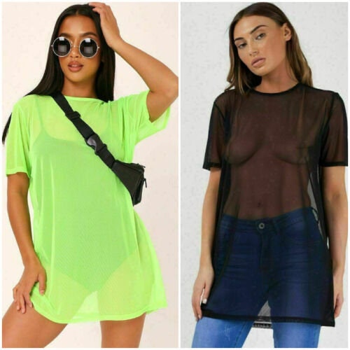 sheer short sleeve shirt