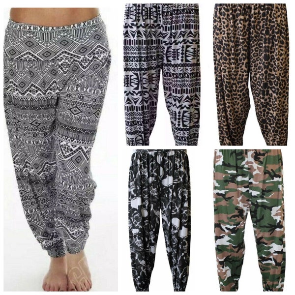 Pantalon Harem Femme Ali Baba – Style Bohème, Taille Plus, Confort Absolu