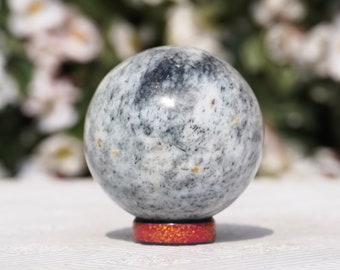 Natural Dendritic Agate Crystals | 50MM | Aura Power Meditation Stone Hand Made Sphere Ball.