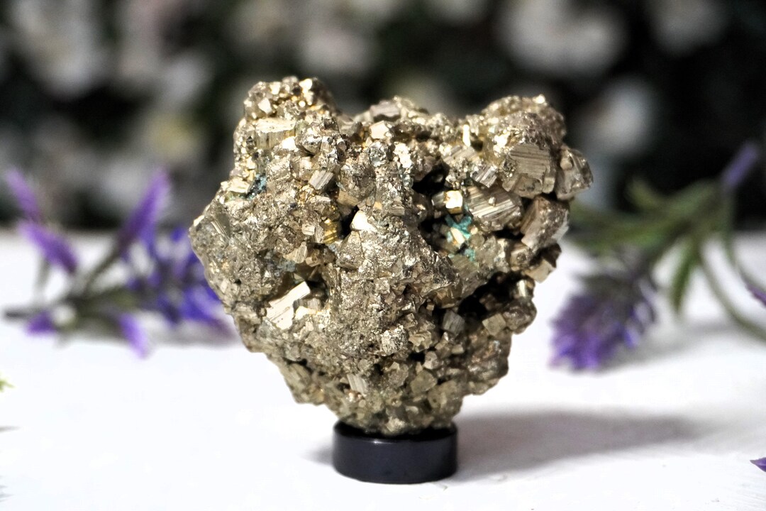 Golden Pyrite Rough Stone Specimens Pyrite Crystal Raw Healing Crystal