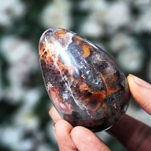 AURALITE 23 EEG Beautiful | Large ~ 65MM | Natural Auralite 23 Egg  High Vibration Metaphysical Meditation Egg