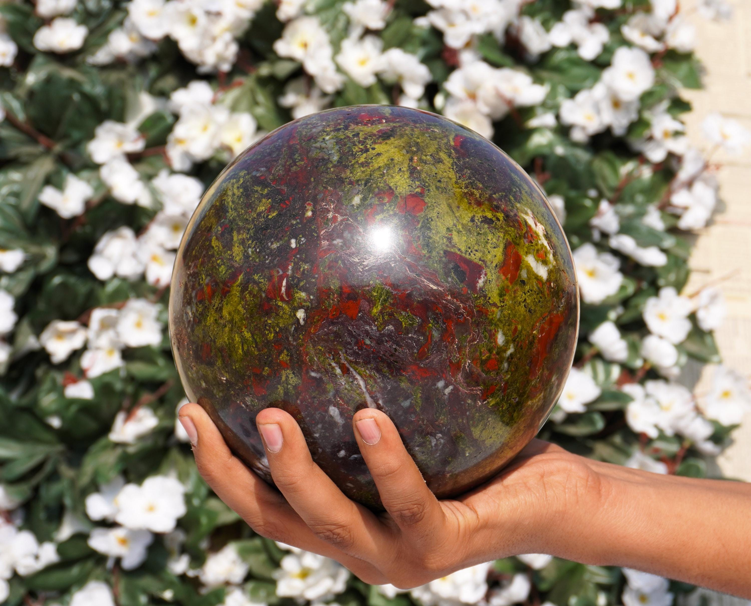 一点もの】ドラゴンブラッドストーン スフィア 一点もの】ドラゴン