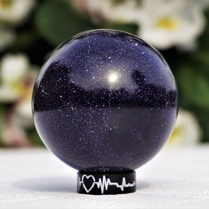 Blue Sandstone  Sphere, 50mm, Metaphysical, Meditation, Extra Quality, Natural Crystal Healing Stone Sphere,