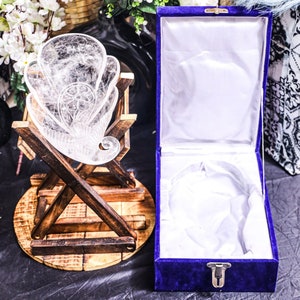 Handmade Clear Quartz Crystal Bowl: Metaphysical Energy Healing Decor (11 Inch)