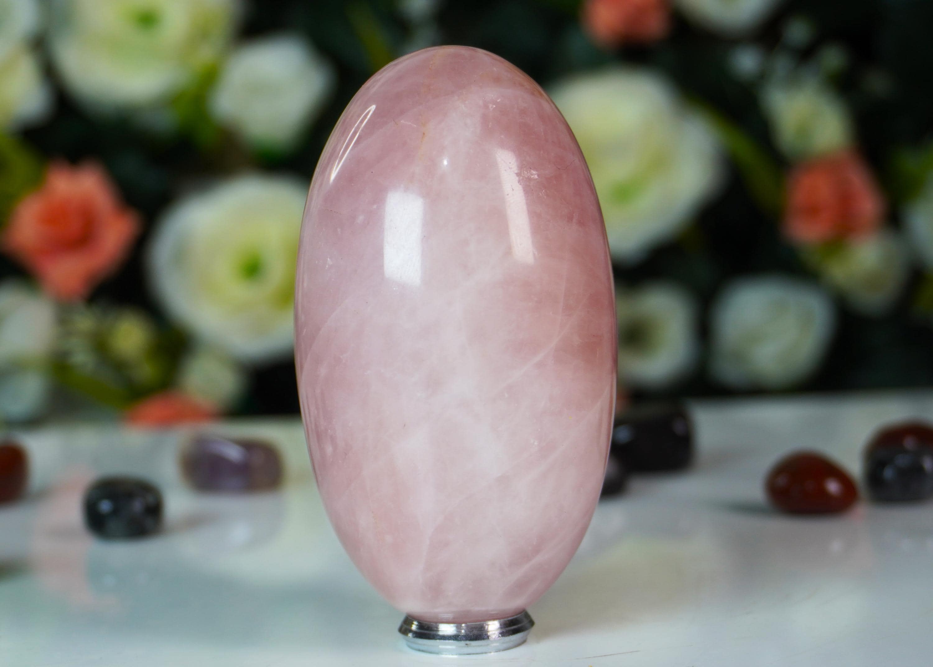Rose Quartz Lingam: Natural Pink Healing Crystal (100MM) - Etsy New Zealand