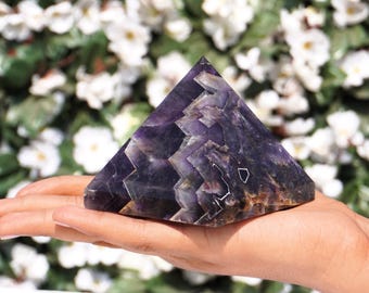 AURALITE 23 PYRAMID-90MM, Auralite Pyramid , Healing , Auralite Stone Mineral Specimens, Metaphysical Stone, Auralite Collections