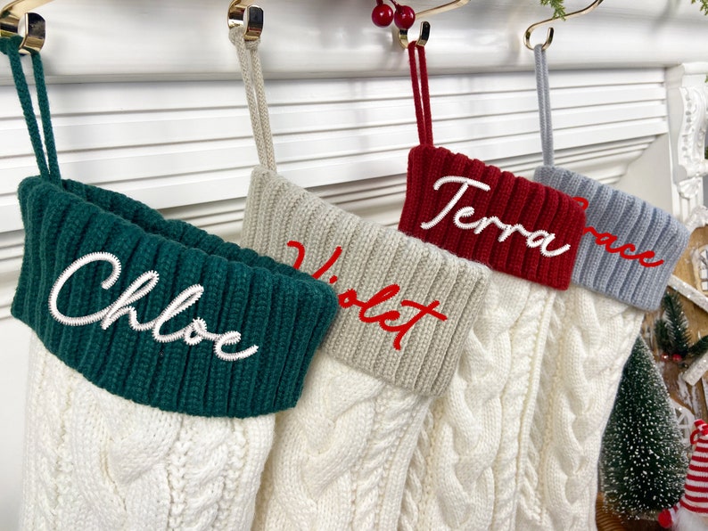 Personalized Christmas Stockings Family Christmas Etsy Ireland