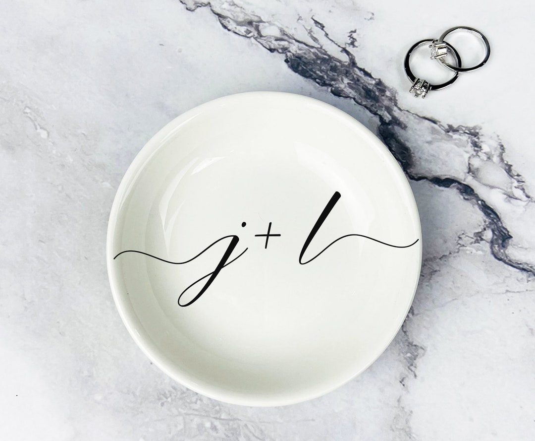 Personalized Wedding Ring Holder for Bride,custom Ring Dish for Future ...