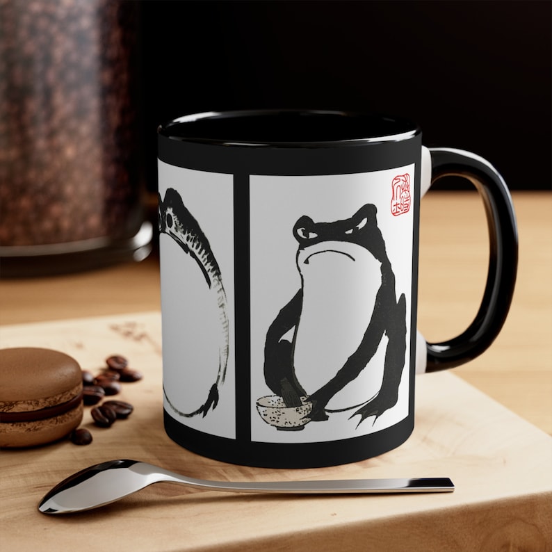 Frog Mug Unimpressed Frog Coffee Mug, Funny Grumpy Frog Gifts, Frog ...