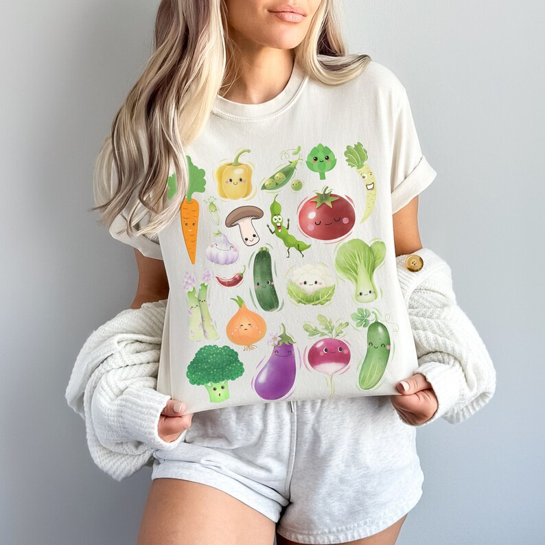 Funny Veggies Shirt Men Gardening Shirt Garden Shirt Trendy Summer