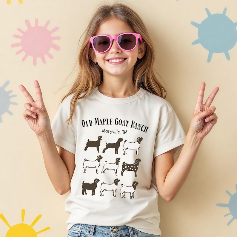 Boer Goat Shirt, Show Goat T-Shirt UNISEX, Show Goat Mom Shirt, Goat Gift, America Boer Goat TShirt, Farm Animals Tee, Goat Lover Gift 42924 image 5