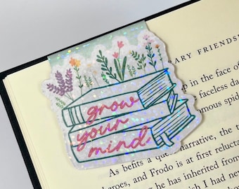 Grow Your Mind | Magnetic Bookmark | Bookish Merch | Bookish Gift