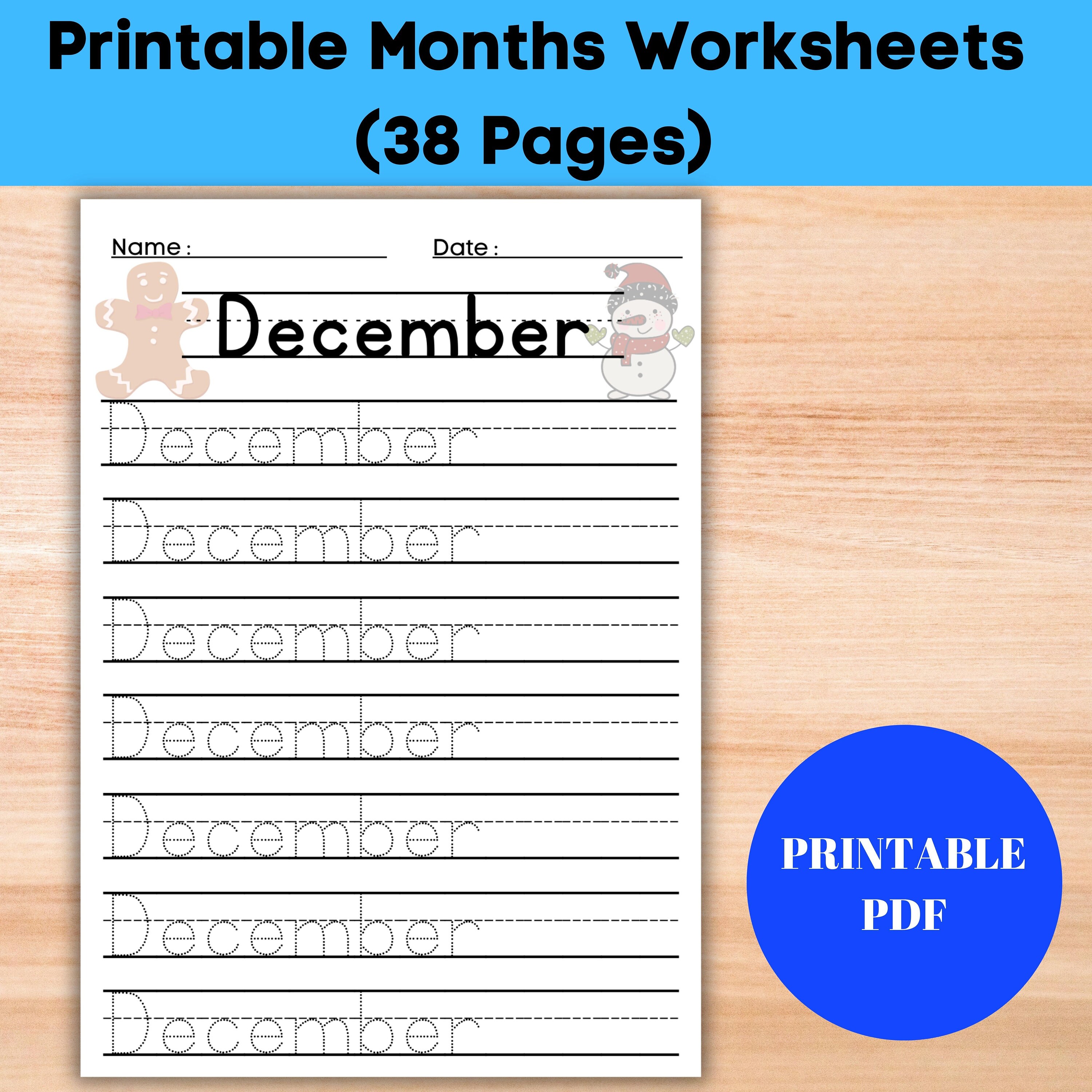 Months of the Year Worksheets, Learning the Months of the Year ...