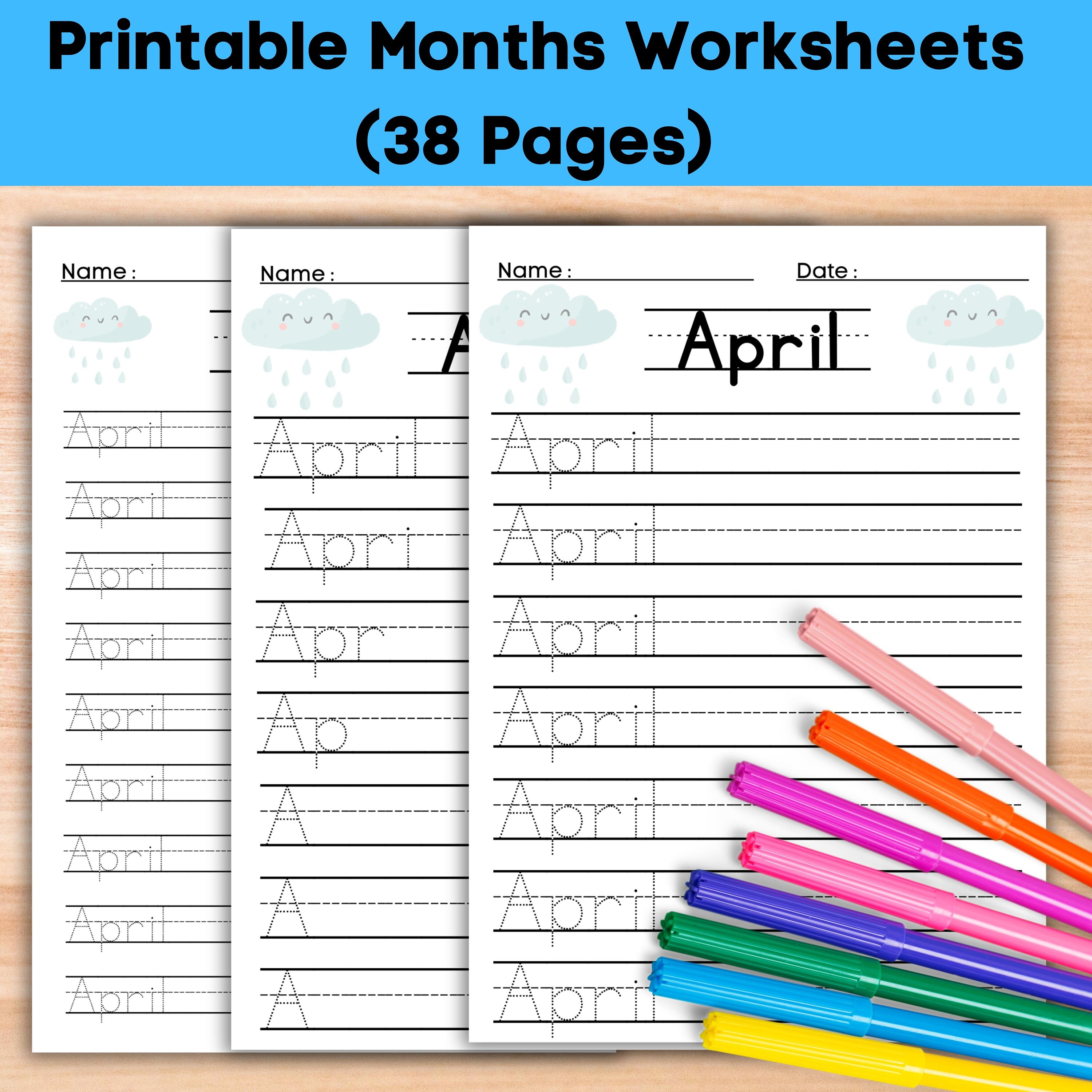 Months of the Year Worksheets, Learning the Months of the Year ...