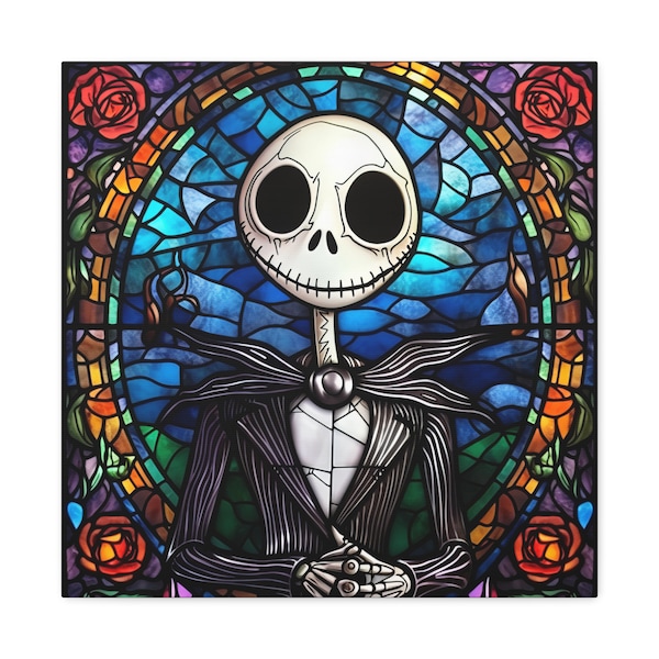 Nightmare Before Chrirstmas Stained Glass Etsy