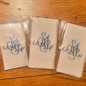 Pañuelos de boda con tus iniciales, para tus lágrimas de felicidad, personalizados, detalles de boda
