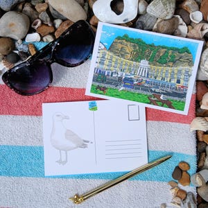Carte postale A6, Pelham Crescent, Hastings, miniature