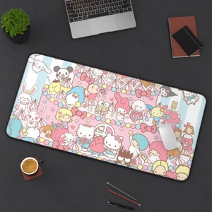 Hello Kitty Mouse Pad, Mouse Pad with Gel Wrist Support 10.5 x 8.5