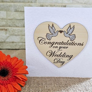 Carte de mariage (félicitations pour votre mariage).
