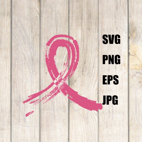 AWARENESS RIBBON SVG, Ribbon Svg, Cancer Awareness Ribbon svg, Pink Awareness ribbon Svg