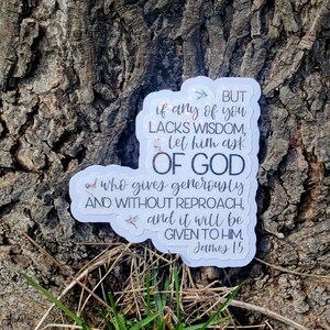 James 1:5 Sticker