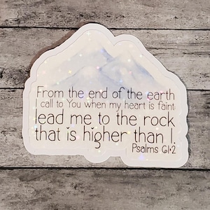 Psalms 61:2 Sticker