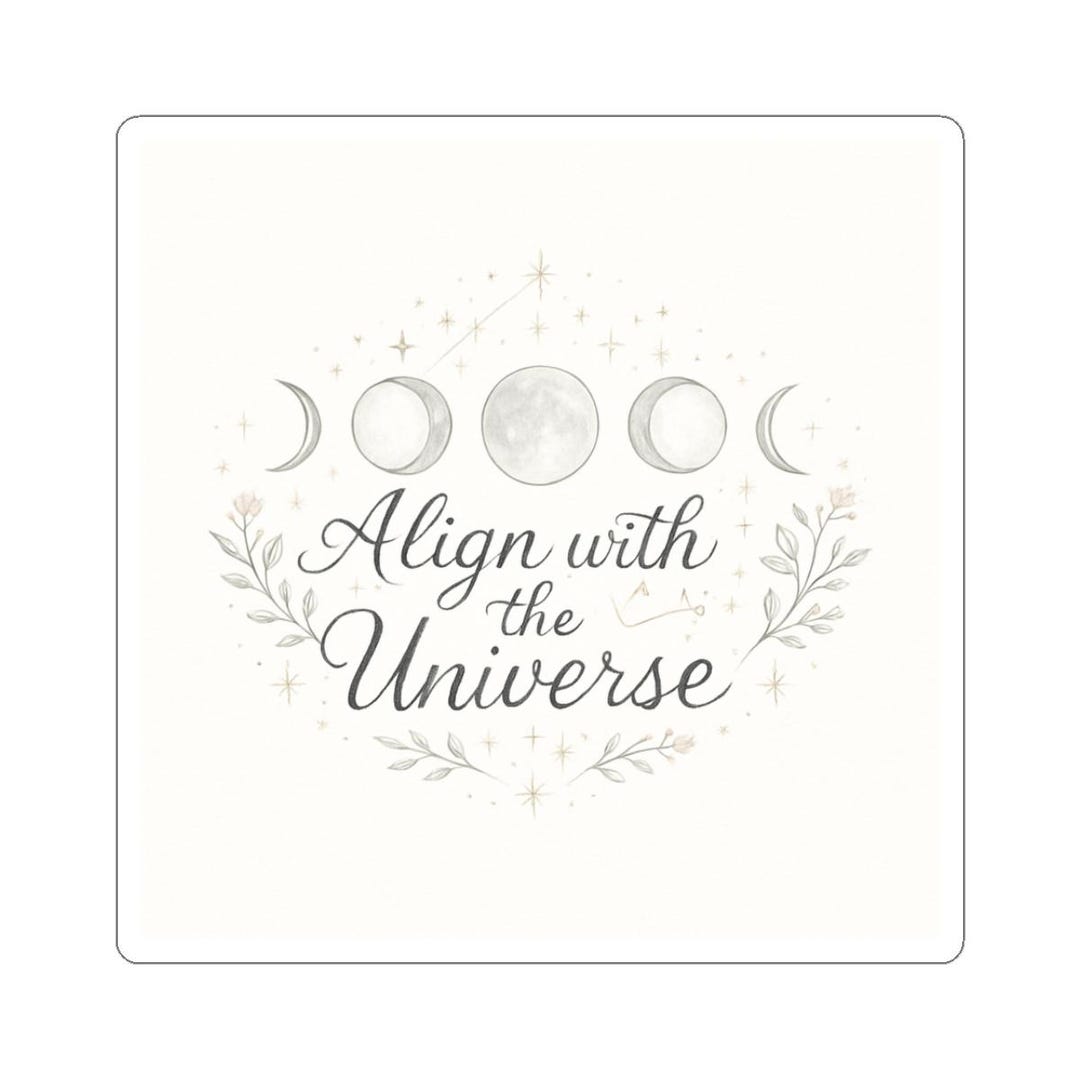 Align With the Universe Sticker: Kiss-cut Decal (easy to Peel) - Etsy