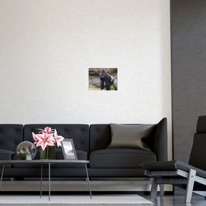 Majestic Gorilla Portrait: Wildlife Wall Art Print image 6